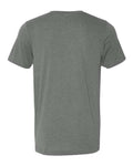 Bella+Canvas 3001CVC Unisex Heather CVC Short Sleeve Tee - Deep Heather - back