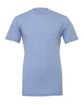 Bella+Canvas 3001CVC Unisex Heather CVC Short Sleeve Tee - Heather Blue - front
