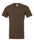 Bella+Canvas 3001CVC Unisex Heather CVC Short Sleeve Tee - Heather Brown - front