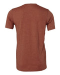 Bella+Canvas 3001CVC Unisex Heather CVC Short Sleeve Tee - Heather Clay - back
