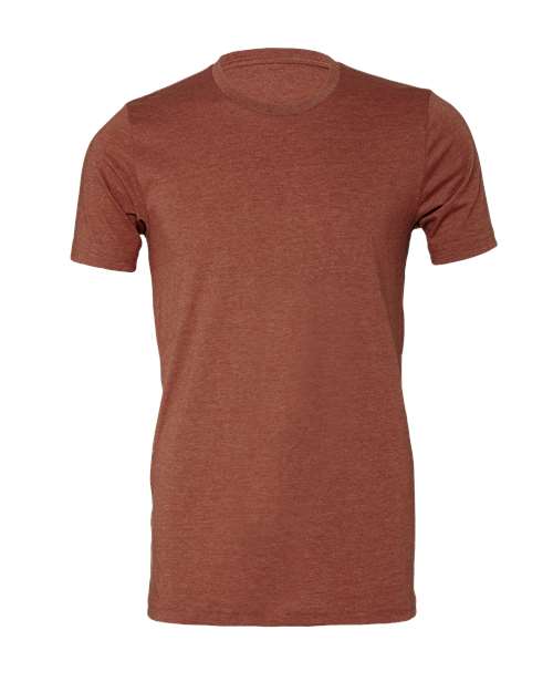 Bella+Canvas 3001CVC Unisex Heather CVC Short Sleeve Tee - Heather Clay - front
