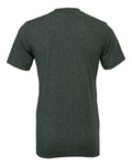 Bella+Canvas 3001CVC Unisex Heather CVC Short Sleeve Tee - Heather Forest - back