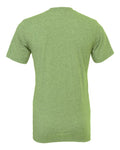 Bella+Canvas 3001CVC Unisex Heather CVC Short Sleeve Tee - Heather Green - back