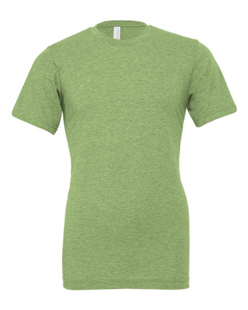 Bella+Canvas 3001CVC Unisex Heather CVC Short Sleeve Tee - Heather Green - front