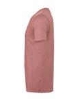 Bella+Canvas 3001CVC Unisex Heather CVC Short Sleeve Tee - Heather Mauve - side