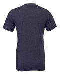 Bella+Canvas 3001CVC Unisex Heather CVC Short Sleeve Tee - Heather Midnight Navy - back