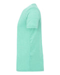 Bella+Canvas 3001CVC Unisex Heather CVC Short Sleeve Tee - Heather Mint - side