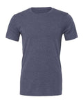 Bella+Canvas 3001CVC Unisex Heather CVC Short Sleeve Tee - Heather Navy - front