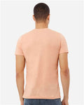 Bella+Canvas 3001CVC Unisex Heather CVC Short Sleeve Tee - Heather Peach - model back
