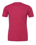 Bella+Canvas BC3001CVC Unisex Heather CVC Short Sleeve Tee - Heather Raspberry - front