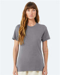 Bella+Canvas BC3001CVC Unisex Heather CVC Short Sleeve Tee - Heather Storm - model front