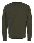 Independent Trading Co. SS3000 Midweight Crewneck Sweatshirt - Army - back