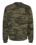 Independent Trading Co. SS3000 Midweight Crewneck Sweatshirt - Forest Camo - back