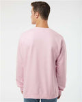 Independent Trading Co. SS3000 Midweight Crewneck Sweatshirt - Light Pink - model back