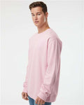 Independent Trading Co. SS3000 Midweight Crewneck Sweatshirt - Light Pink - model side