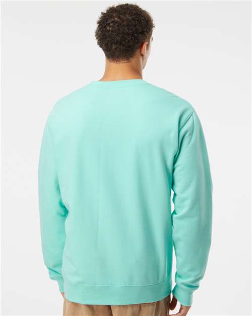 Independent Trading Co. SS3000 Midweight Crewneck Sweatshirt - Mint - model back