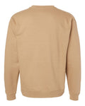 Independent Trading Co. SS3000 Midweight Crewneck Sweatshirt - Sandstone - back