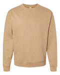 Independent Trading Co. SS3000 Midweight Crewneck Sweatshirt - Sandstone - flat front