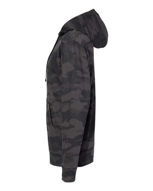 Independent Trading Co. SS4500 Midweight Hooded Sweatshirt - Black Camo - side