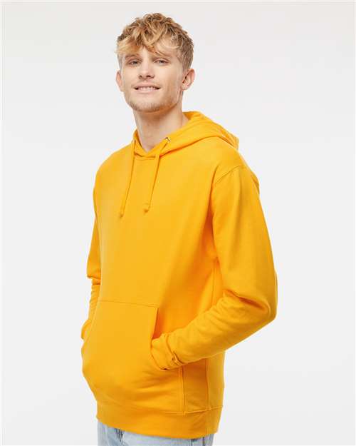 Independent Trading Co. SS4500 Midweight Hooded Sweatshirt - Gold - model side