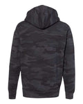 Independent Trading Co. IND4000 Heavyweight Hooded Sweatshirt - Black Camo - back