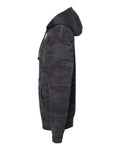 Independent Trading Co. IND4000 Heavyweight Hooded Sweatshirt - Black Camo - side