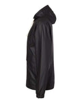 Weatherproof 193910 Unisex Vintage Hooded Rain Jacket - Black - side