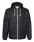 Weatherproof 193910 Unisex Vintage Hooded Rain Jacket - Black - front