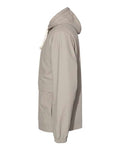 Weatherproof 193910 Unisex Vintage Hooded Rain Jacket - Khaki - side