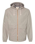 Weatherproof 193910 Unisex Vintage Hooded Rain Jacket - Khaki - front
