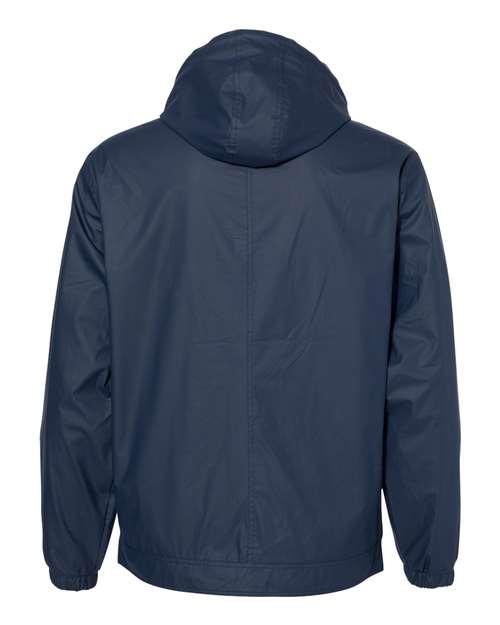 Weatherproof 193910 Unisex Vintage Hooded Rain Jacket - Navy - back