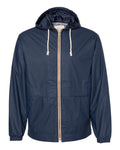 Weatherproof 193910 Unisex Vintage Hooded Rain Jacket - Navy - front