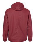 Weatherproof 193910 Unisex Vintage Hooded Rain Jacket - Biking Red - back