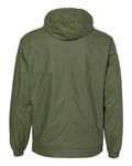 Weatherproof 193910 Unisex Vintage Hooded Rain Jacket - Bronze Green - back
