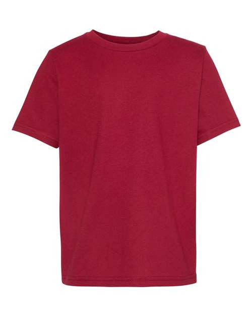 Next Level 3310 Youth Cotton T-Shirt - Cardinal - front