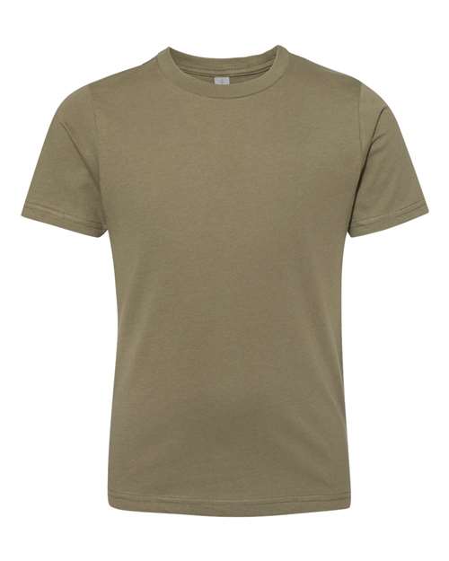 Next Level 3310 Youth Cotton T-Shirt - Military Green - front