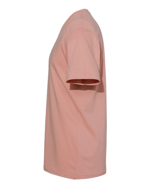 Next Level 3600 Unisex Cotton T-Shirt - Desert Pink - side