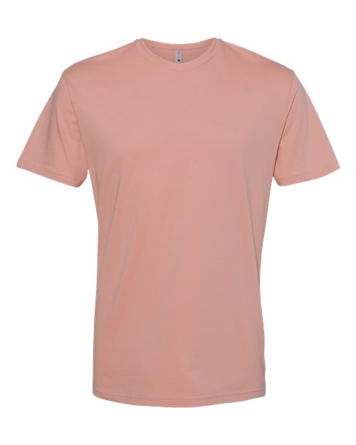 Next Level 3600 Unisex Cotton T-Shirt - Desert Pink - flat front