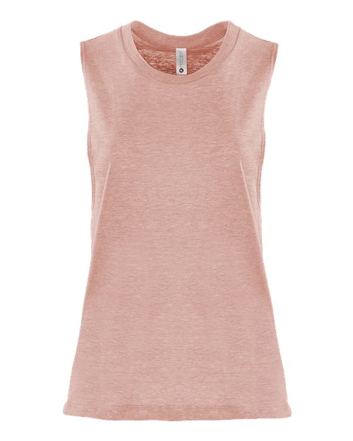 Next Level 5013 Women’s Festival Muscle Tank - Desert Pink - front