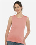 Next Level 5013 Women’s Festival Muscle Tank - Desert Pink - model front