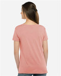 Next Level 5030 Women's Festival Scoop Neck T-Shirt - Desert Pink - model back