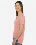 Next Level 5030 Women's Festival Scoop Neck T-Shirt - Desert Pink - model side