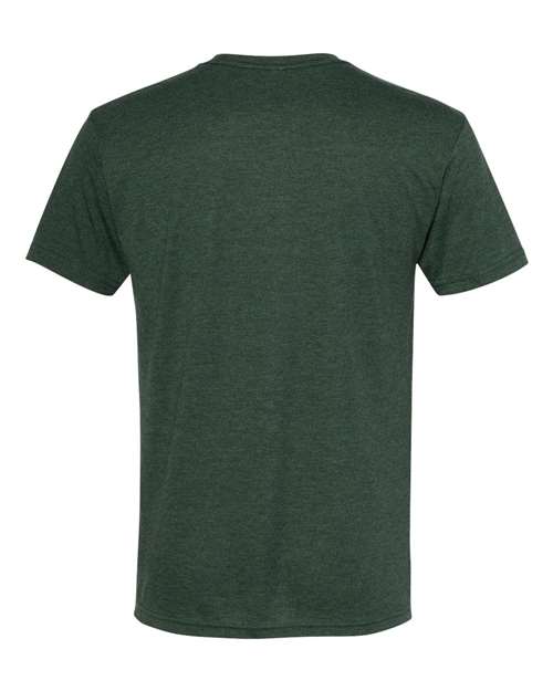 Next Level 6010 Triblend T-Shirt - Black Forest - back