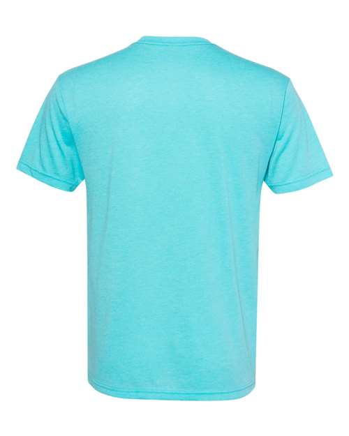 Next Level 6010 Triblend T-Shirt - Tahiti Blue - back