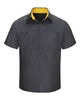 Charcoal/ Yellow
