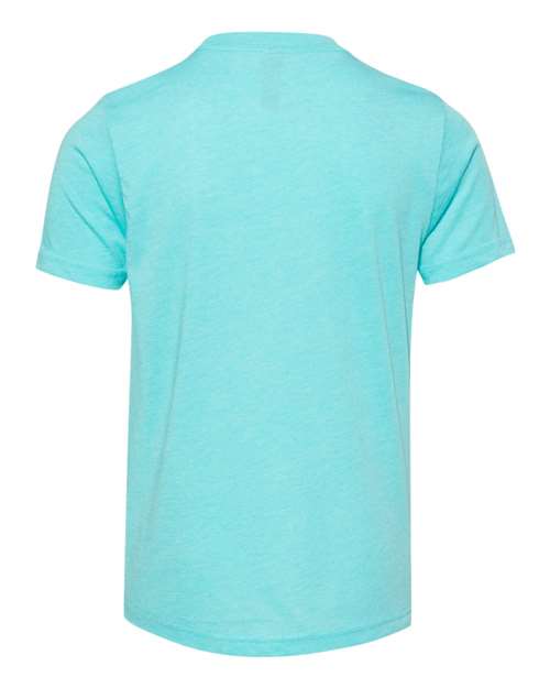 Next Level 6310 Youth Triblend T-Shirt - Tahiti Blue - back