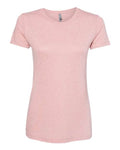 Next Level 6710 Women’s Triblend T-Shirt - Desert Pink - flat front