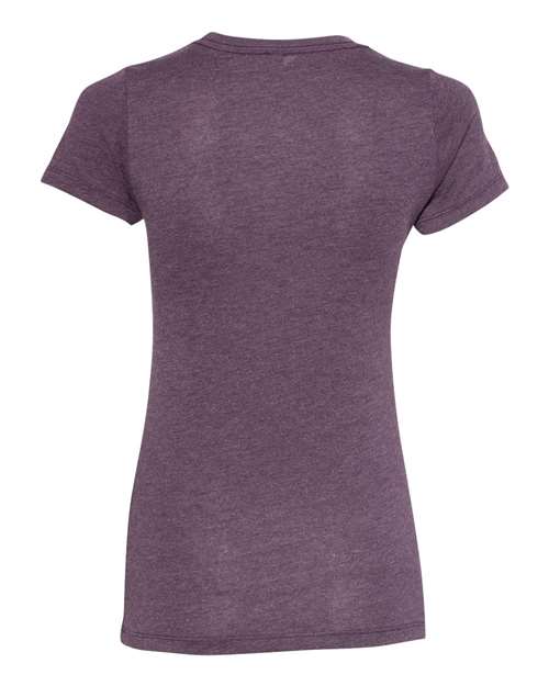 Next Level 6710 Women’s Triblend T-Shirt - Vintage Purple - back