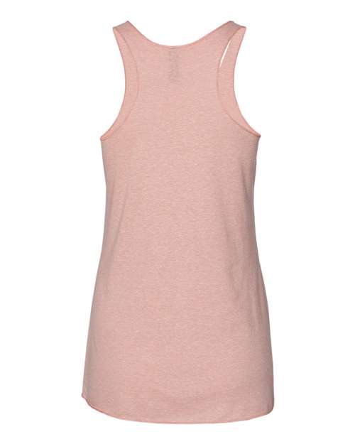 Next Level 6733 Women’s Triblend Racerback Tank - Desert Pink - back