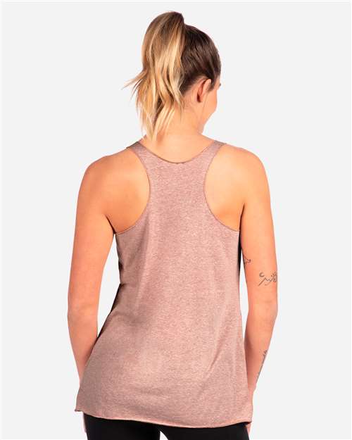 Next Level 6733 Women’s Triblend Racerback Tank - Desert Pink - model back